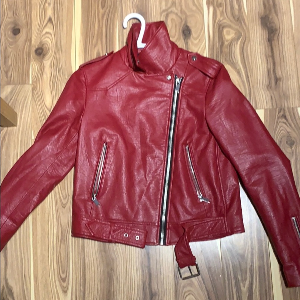 Vintage Red leather jacket - Picture 1 of 1